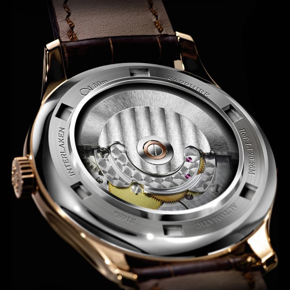 LOBINNI Fashion Business Seagull Automatic Men Mechanical Watches Top Brand Luxury Design Waterproof 50M Male Clock - Image 5