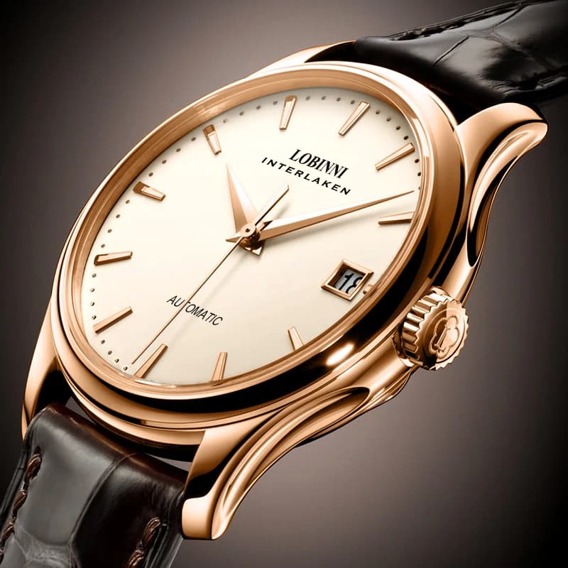 LOBINNI Fashion Business Seagull Automatic Men Mechanical Watches Top Brand Luxury Design Waterproof 50M Male Clock - Image 2